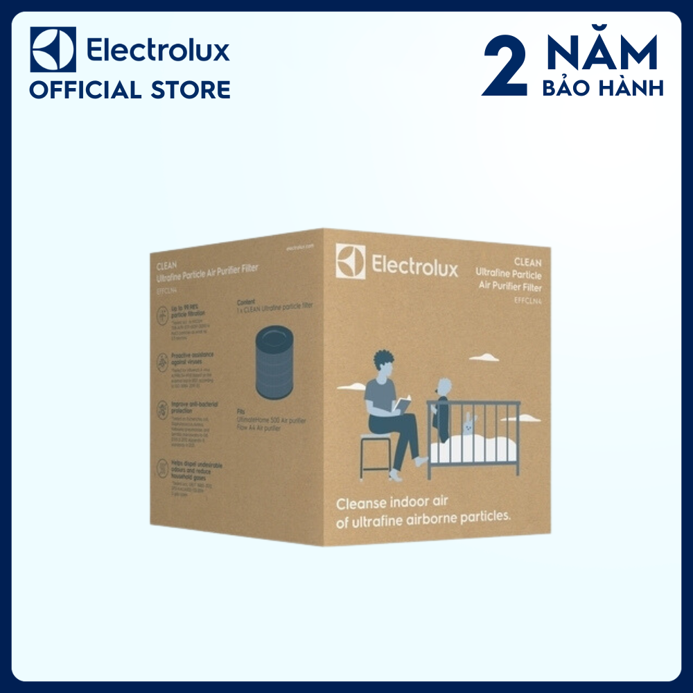Bộ lọc không khí Electrolux FA41-402GY -EFFCLN4, Khả năng lọc bụi siêu mịn