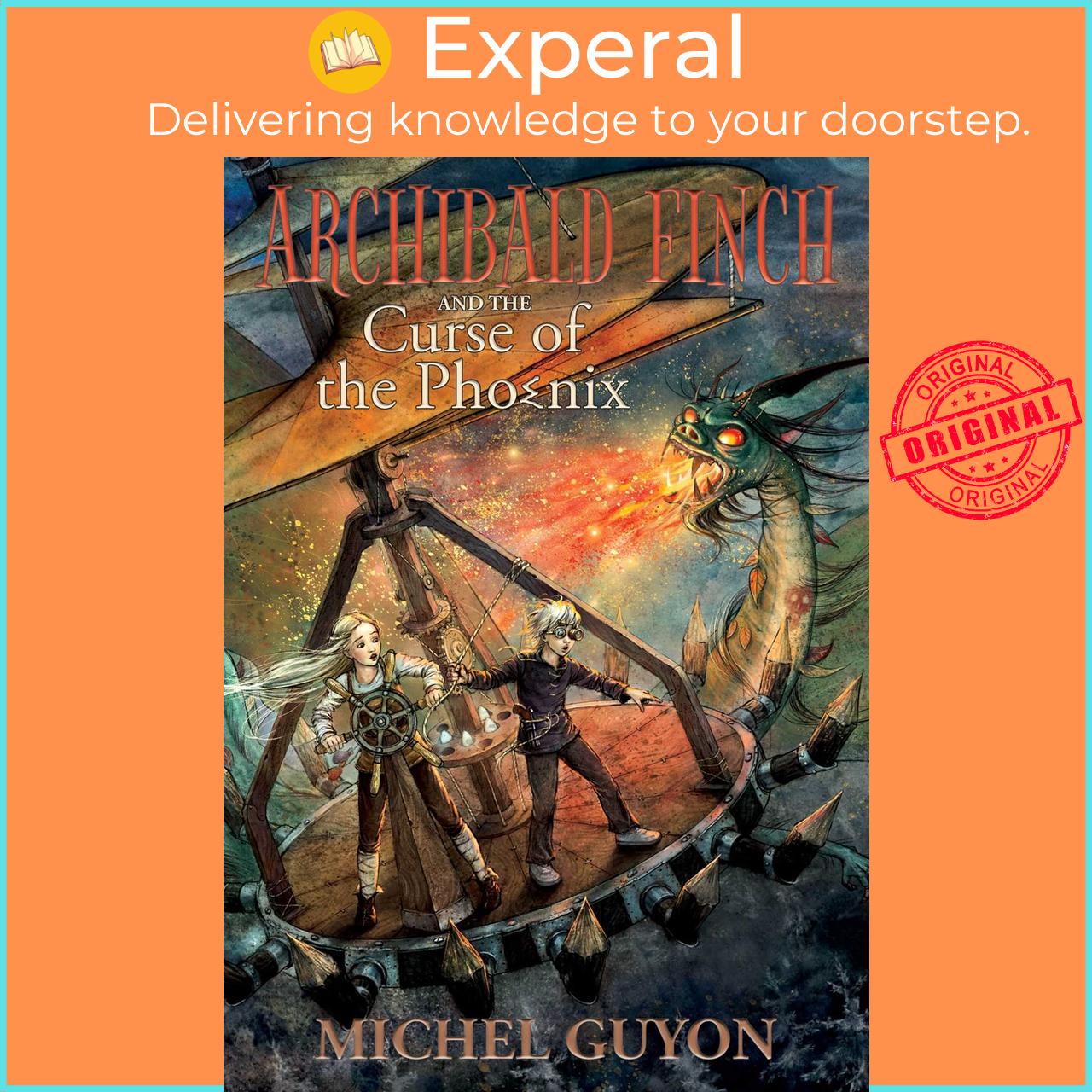 Sách - Archibald Finch and the Curse of the Phoenix by Michel Guyon (US edition, Hardcover)