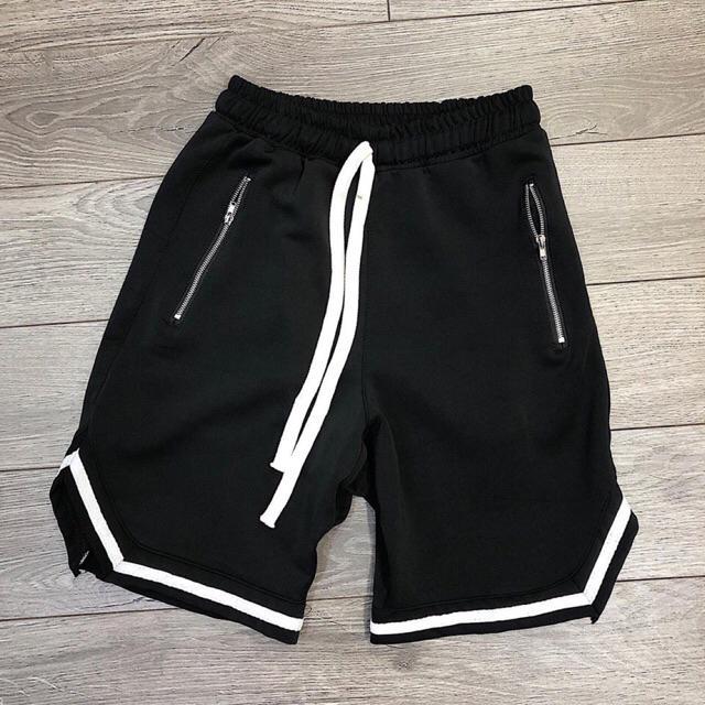 Quần Short 2V thể thao trẻ trung năng động unisex - vải thun poly dày dặn không xù SHOP MAYLAN