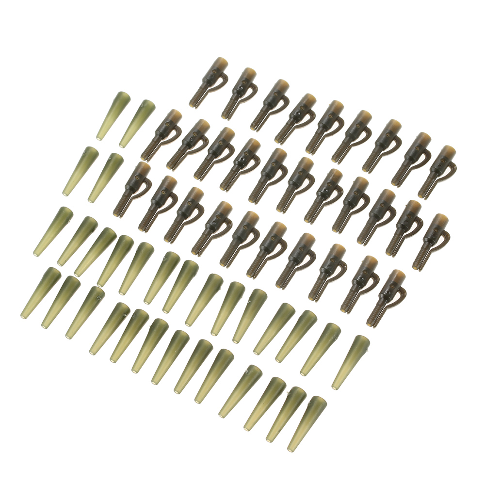120 cái / 30 Bộ Ống cao su đuôi kẹp an toàn với Ghim Thay đổi nhanh