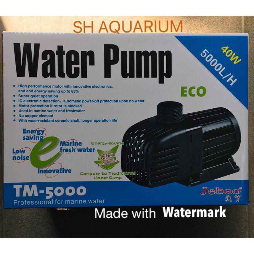 Máy bơm chìm thế hệ mới Jebao TM 5000 - Dùng cho hồ cá cảnh, thủy sinh