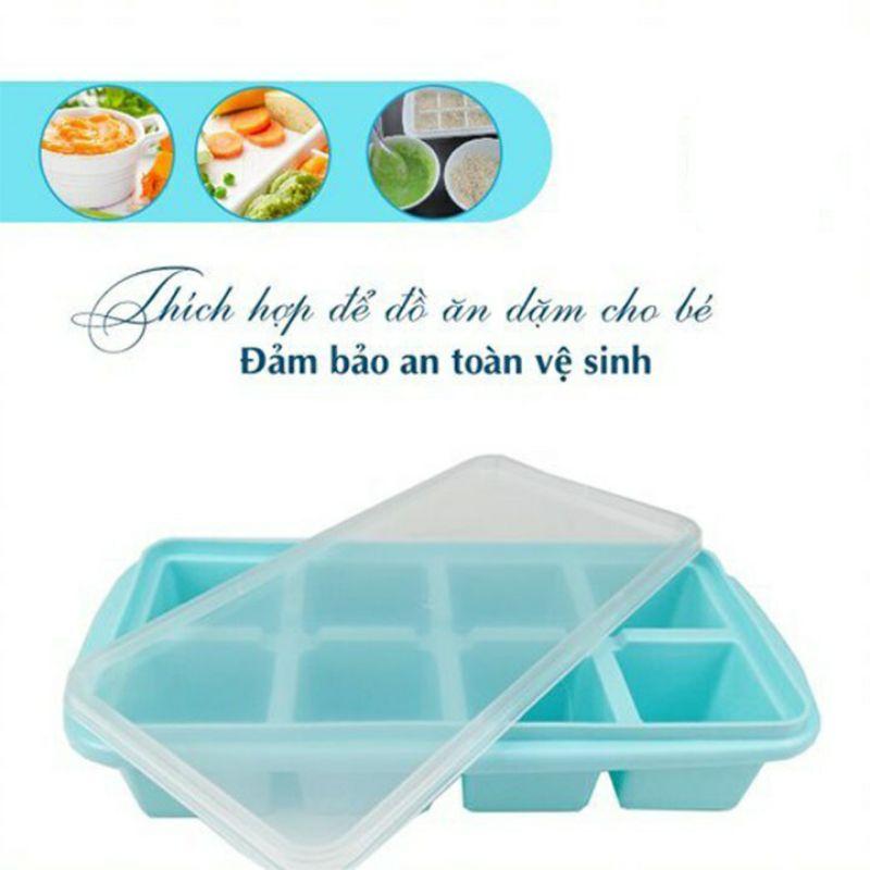 Khay đá có nắp 8 viên nhựa Việt Nhật