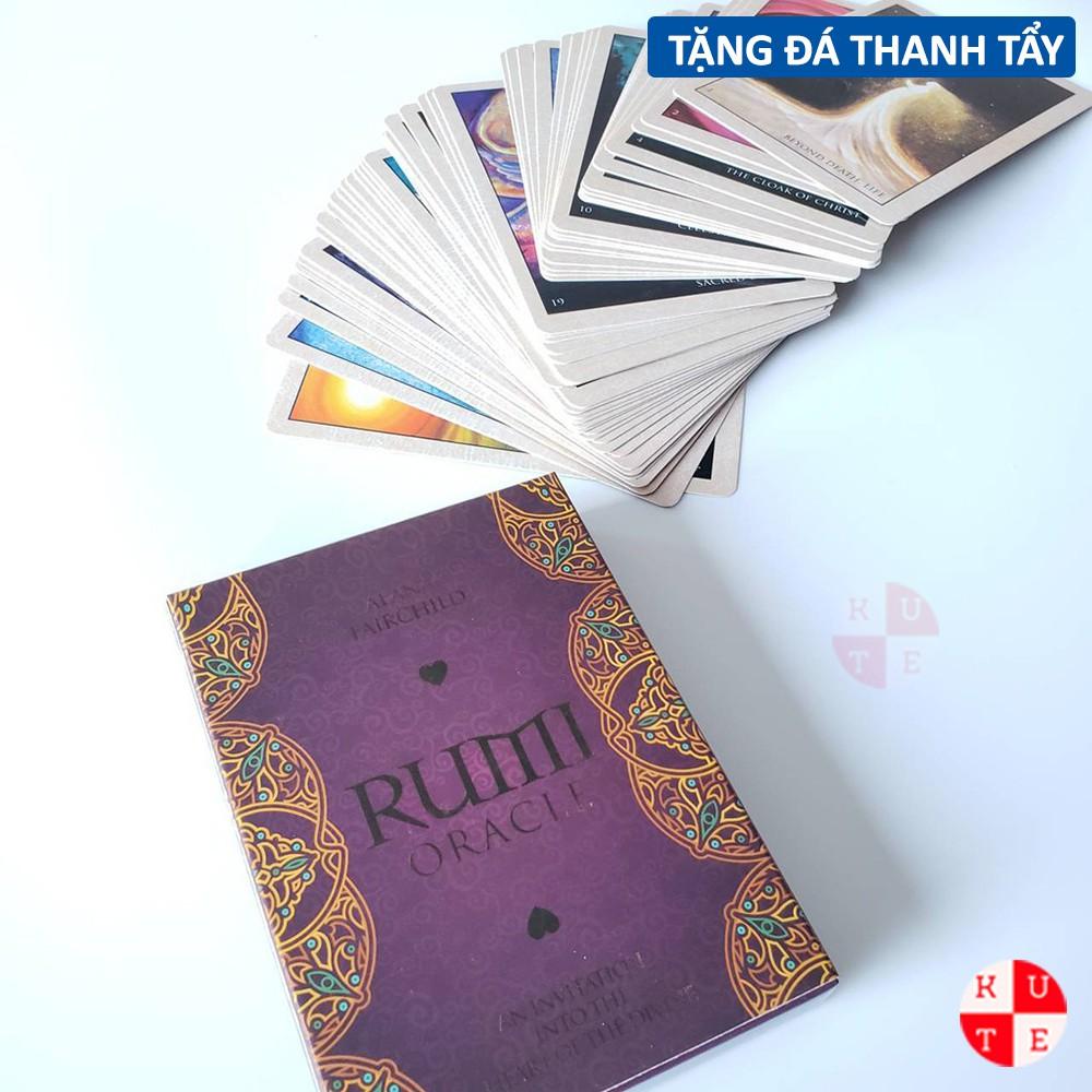 Bài Oracle Rumi Cards 44 Lá Bài Tặng Đá Thanh Tẩy