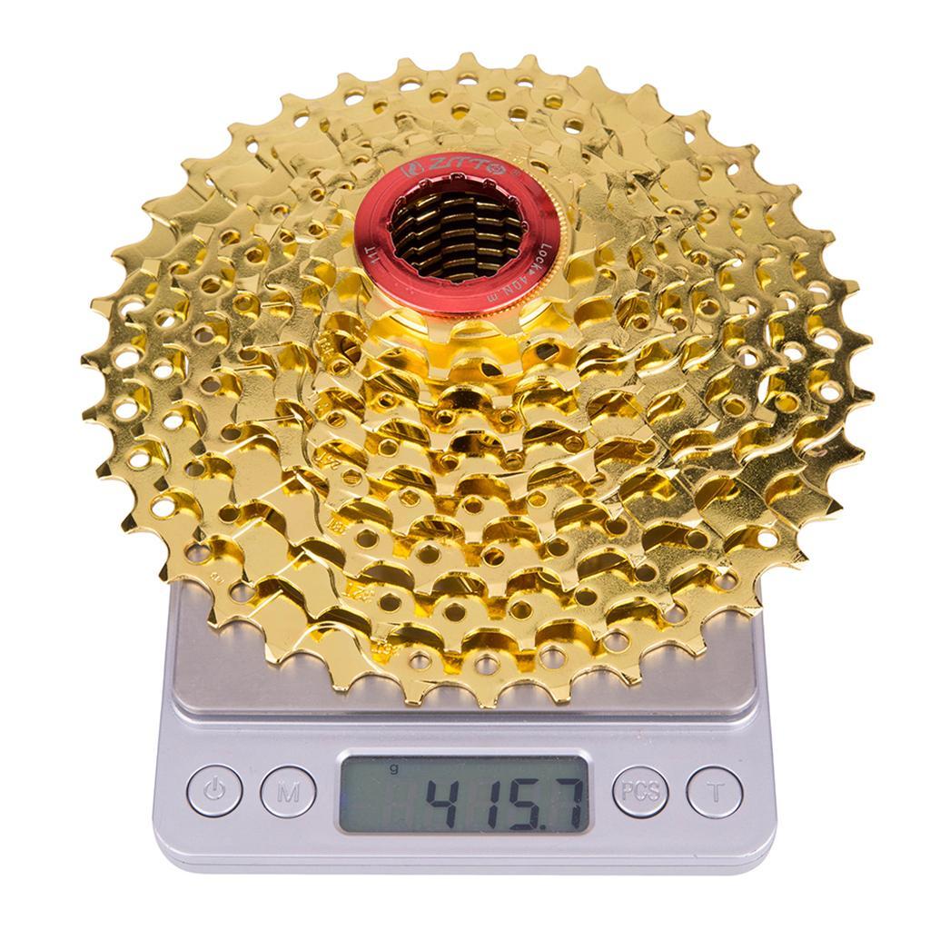 Bike Steel  Freewheel 9 Speed 11-36T  Flywheel Gold