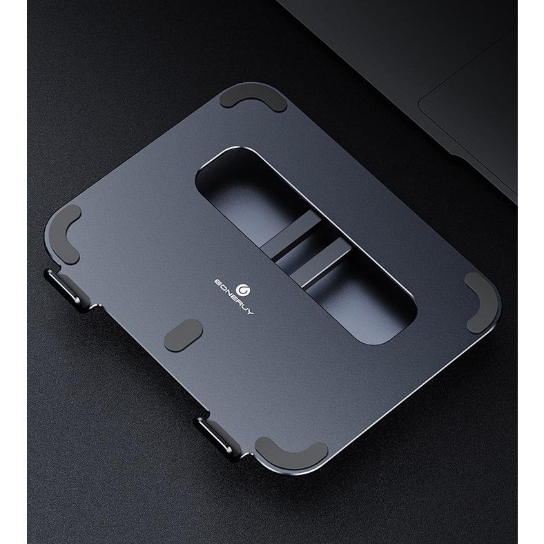 P61 Giá đỡ nhôm cho iPad, Máy tính bảng, Galaxy Tab dạng đỡ tablet điều chỉnh độ cao lên xuống từ hợp kim nhôm cao cấp.