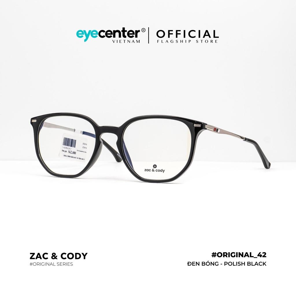 Gọng kính cận nam nữ B42-S chính hãng ZAC CODY kim loại chống gỉ cao cấp nhập khẩu by Eye Center Vietnam