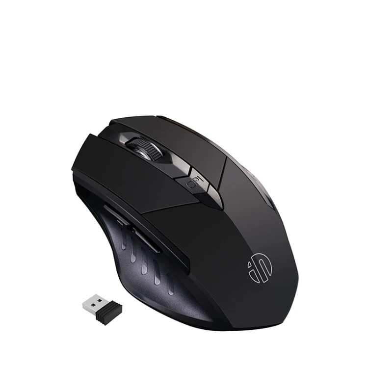 Chuột gaming không dây bluetooth sạc pin TEKKIN INPHIC PM6 cho game thủ chơi game chuyên nghiệp kết nối Wireless 2.4G - hàng chính hãng