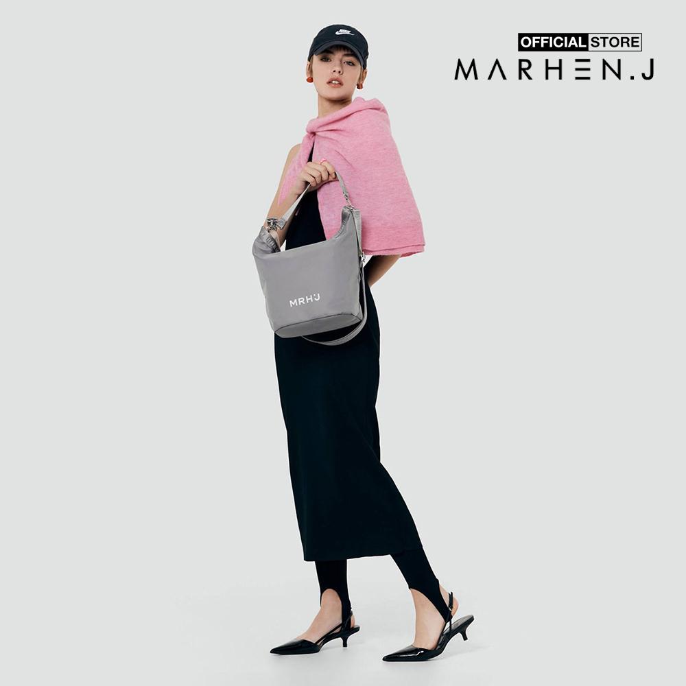 Marhen.J - Túi đeo vai chữ nhật nắp gập Manon MJ22DMANON-GR