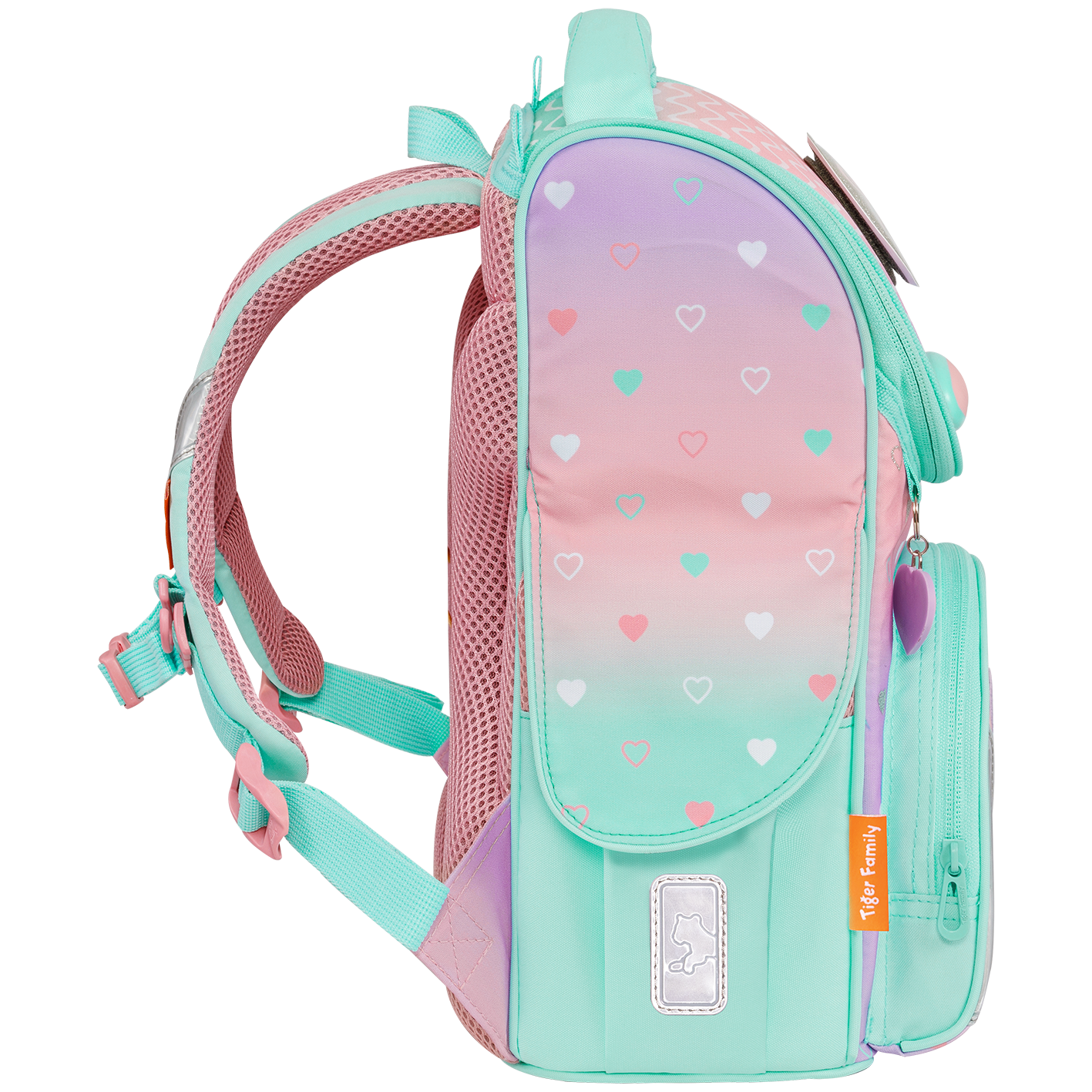 Cặp Chống Gù Nature Quest Schoolbag Pro - Peach Waves - Go Green - Tiger Family TGNQ-096A