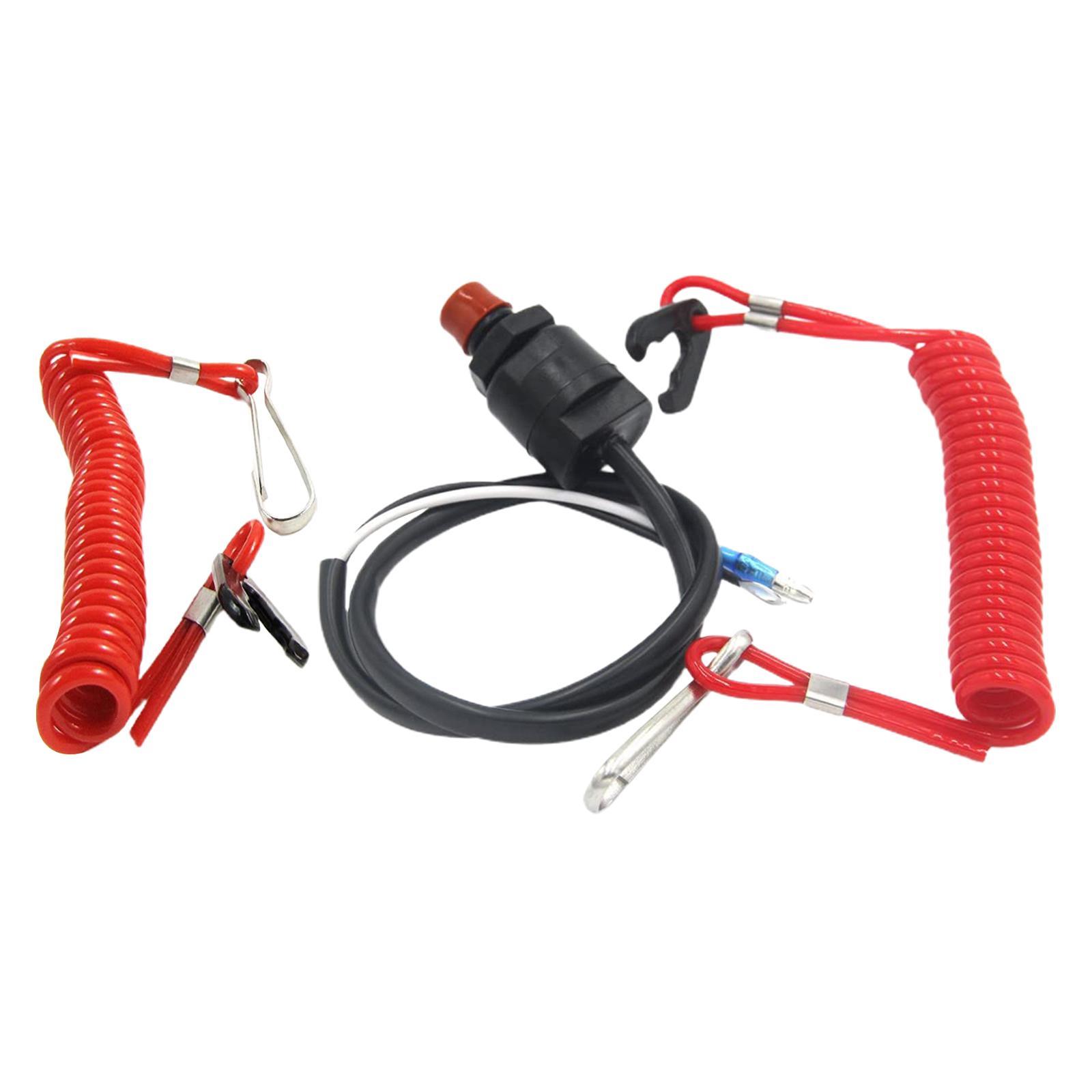 Boat Outboard Motor Emergency Safety Engine Stop Switch  for