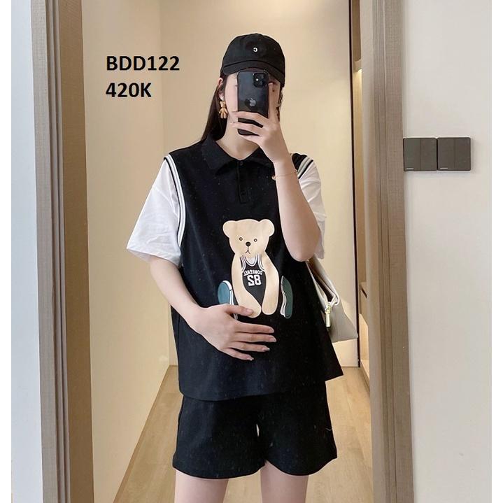 Bộ bầu đùi áo thun cá sấu cao cấp BDD122