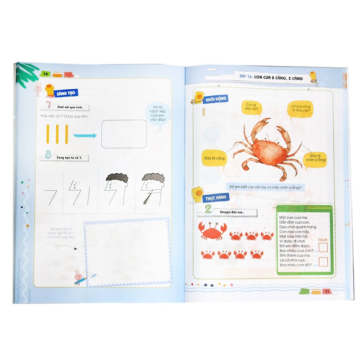 Bộ Sách POMath Toán tư duy Cho Trẻ Em 4 - 6 tuổi (6 Cuốn)(Tặng kèm bút chì Kingbooks)