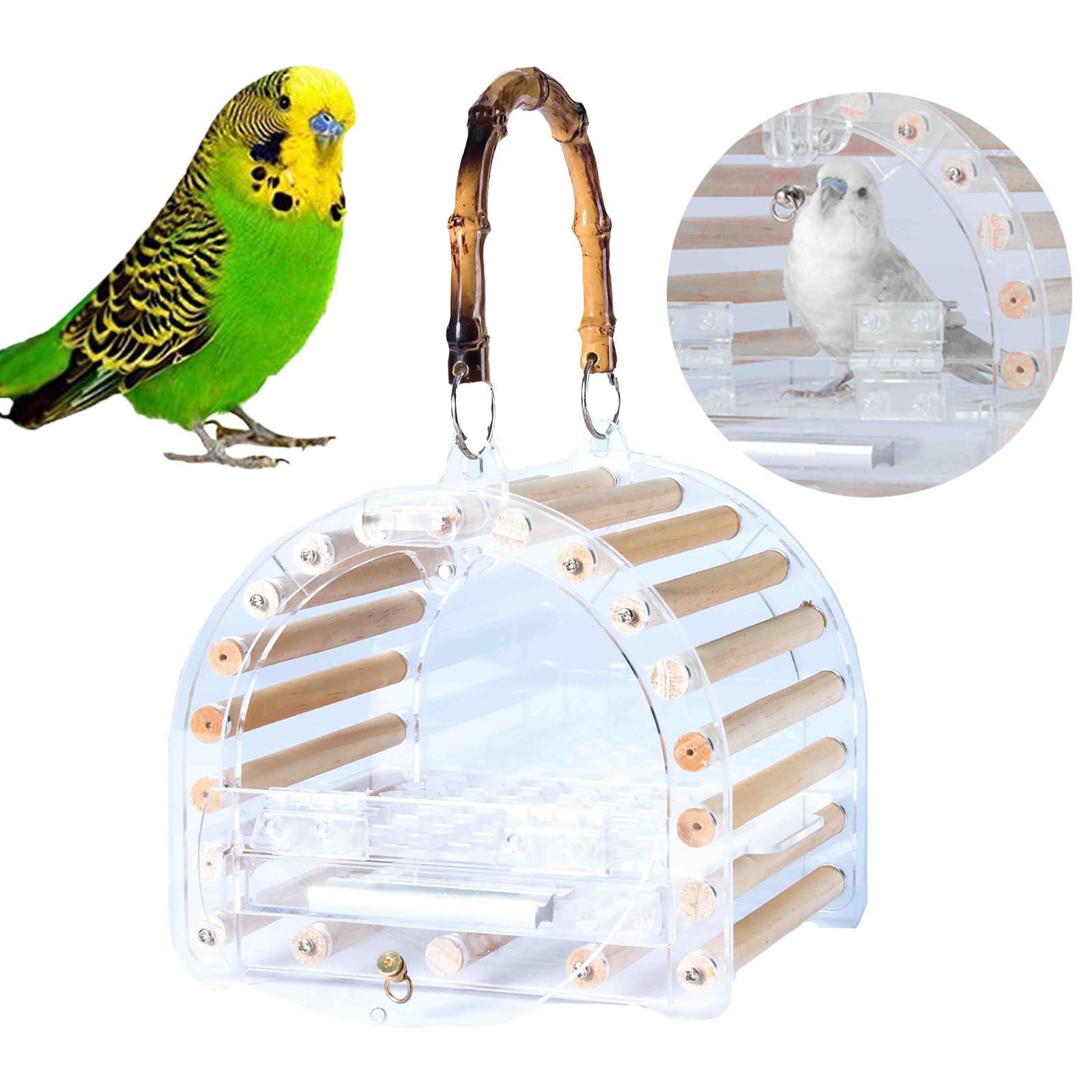 Bird Carrier Cage Pets Carrier Cage Cockatiel for Guinea Pig Finches Conures