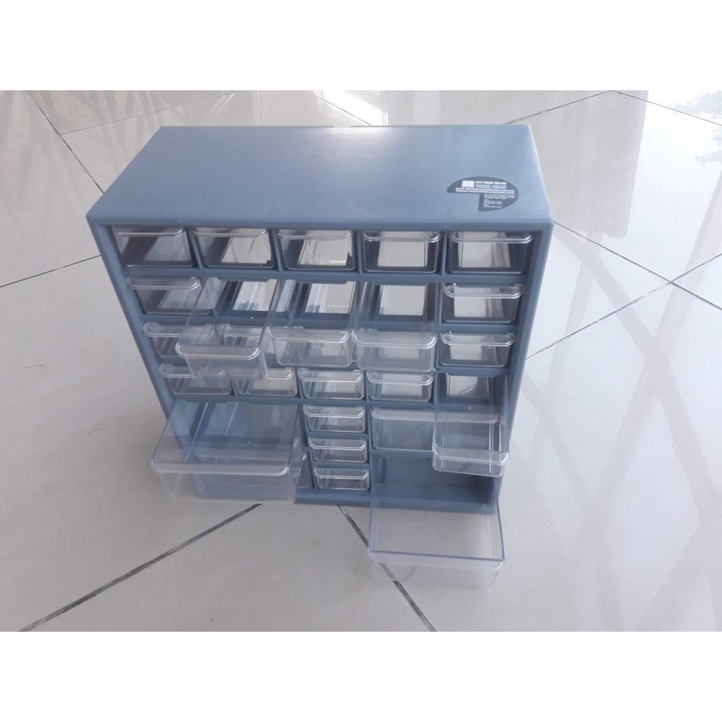 Hộp tủ đựng nhiều ngăn bằng nhựa