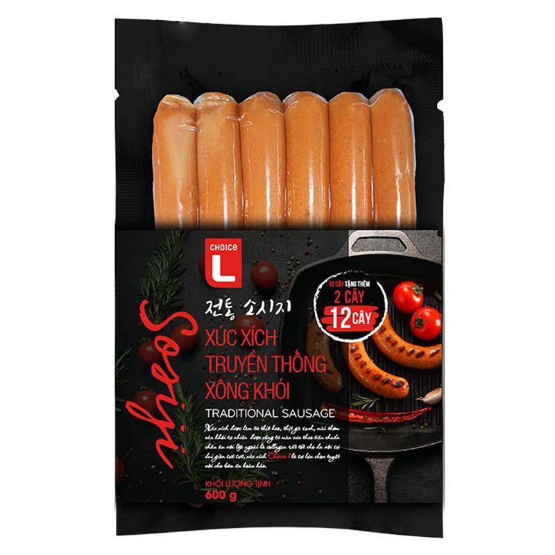 Xúc Xích Xông Khói LOTTE Mart Gói 600G - 8936114064534