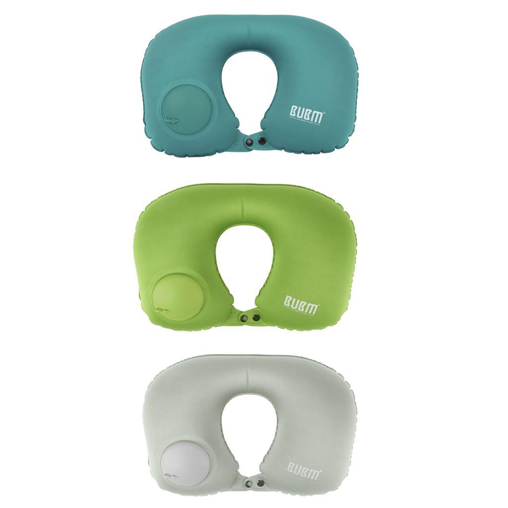 Inflatable Travel Pillow Neck Pillow for Car Trains Airplane