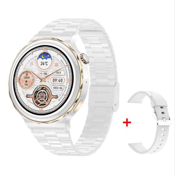 Gfordt HK43 Bluetooth Gọi thông minh Watch Women, màn hình 360*360px HD, nhịp tim và trình theo dõi giấc ngủ, đồng hồ thông minh quay số tùy chỉnh 2022