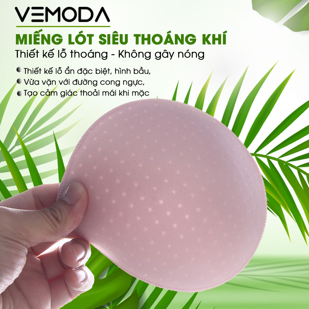 Áo ngực Vemoda cho con bú, vải lưới siêu mềm cao cấp, thoáng khí, mát mẻ, không gọng