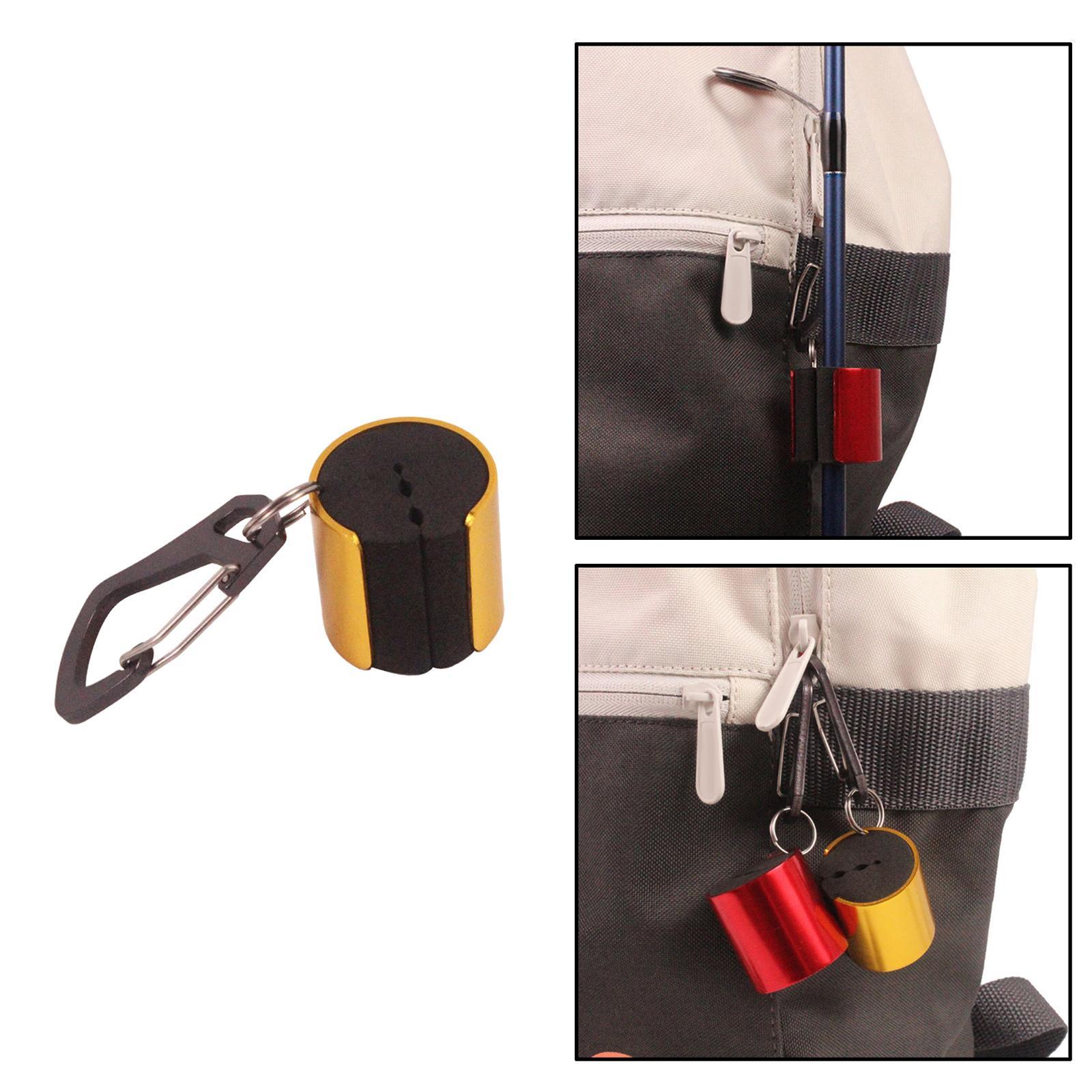 Portable Fishing Rod Holder Rod Clip Holder Fishing Supplies Accessories Golden