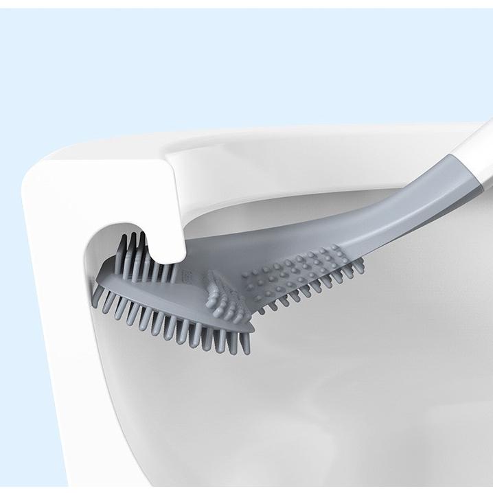 Cọ Toilet, Bồn Cầu, Nhà Vệ Sinh Silicon SenNai Thông Minh - Mẫu Mới