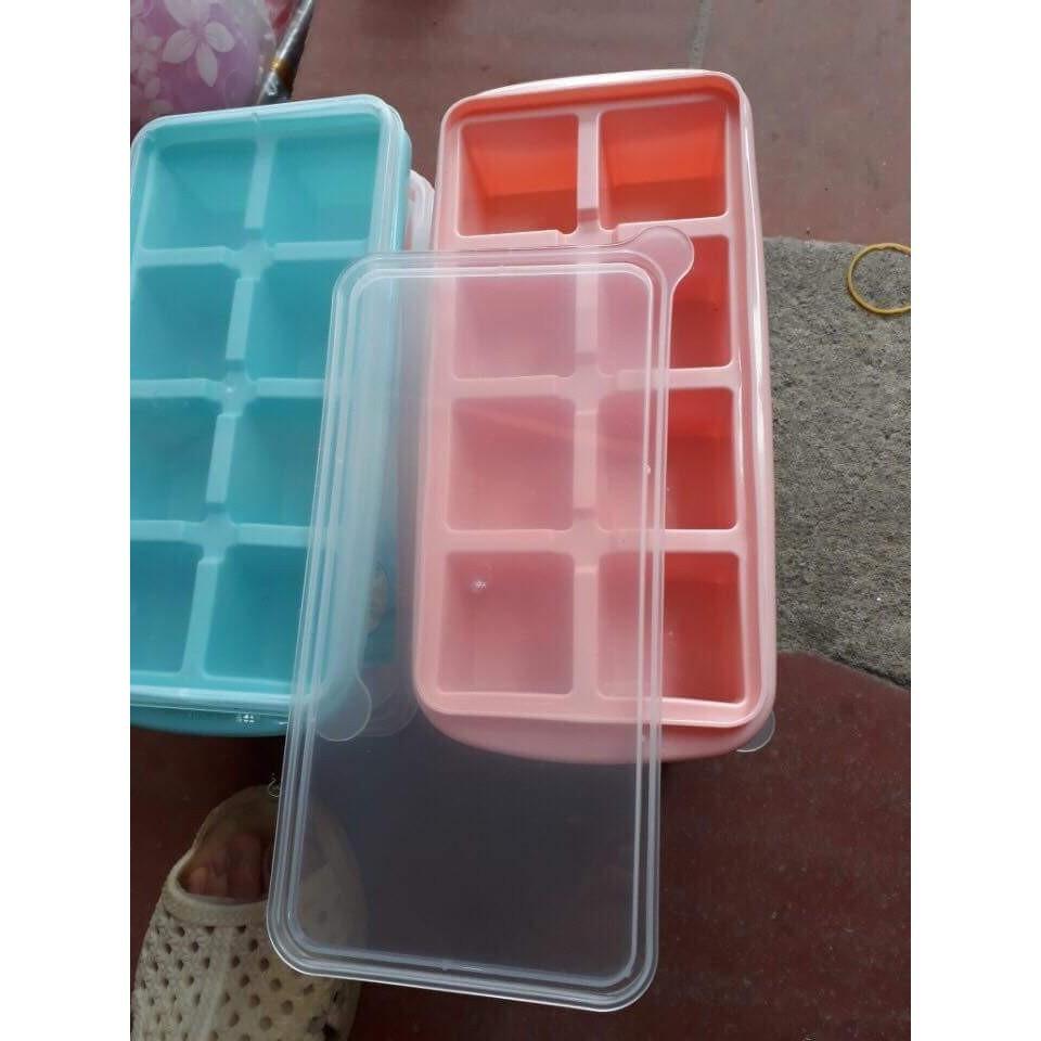 Sỉ SET 3 KHAY TRỮ ĐÔNG CÓ NẮP.