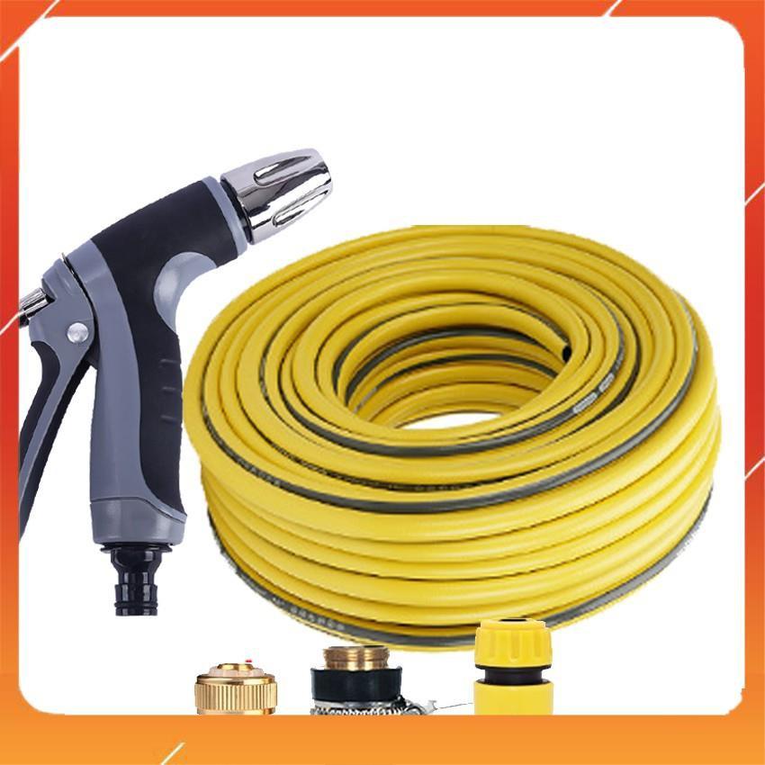 Bộ dây và vòi xịt rửa xe tưới cây tăng áp 15M 206817