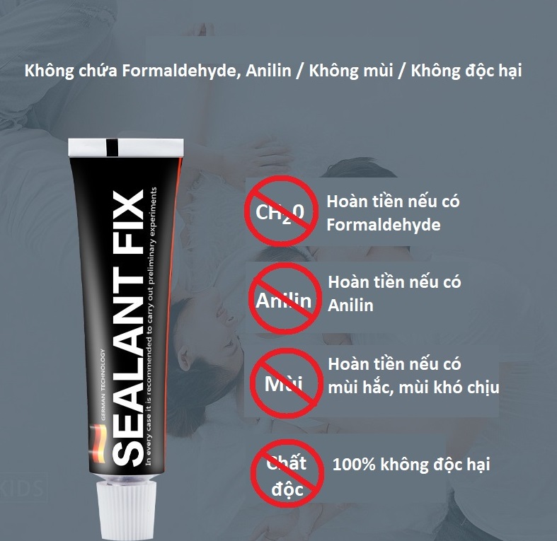 Keo dán siêu chắc Sealant Fix - Giải pháp thay thế đinh vít