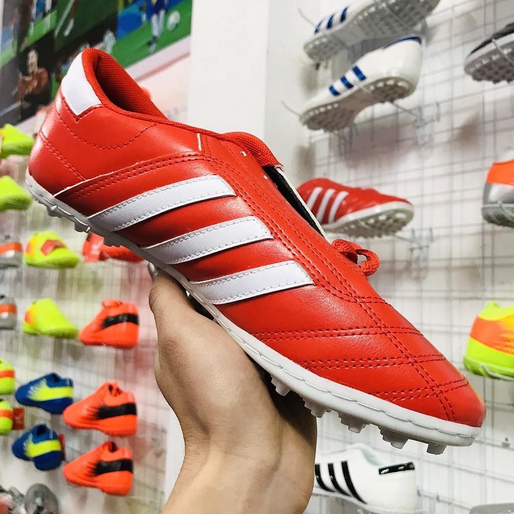 Mẫu giày thể thao đá bóng cao cấp 3 sọc Đỏ 2022