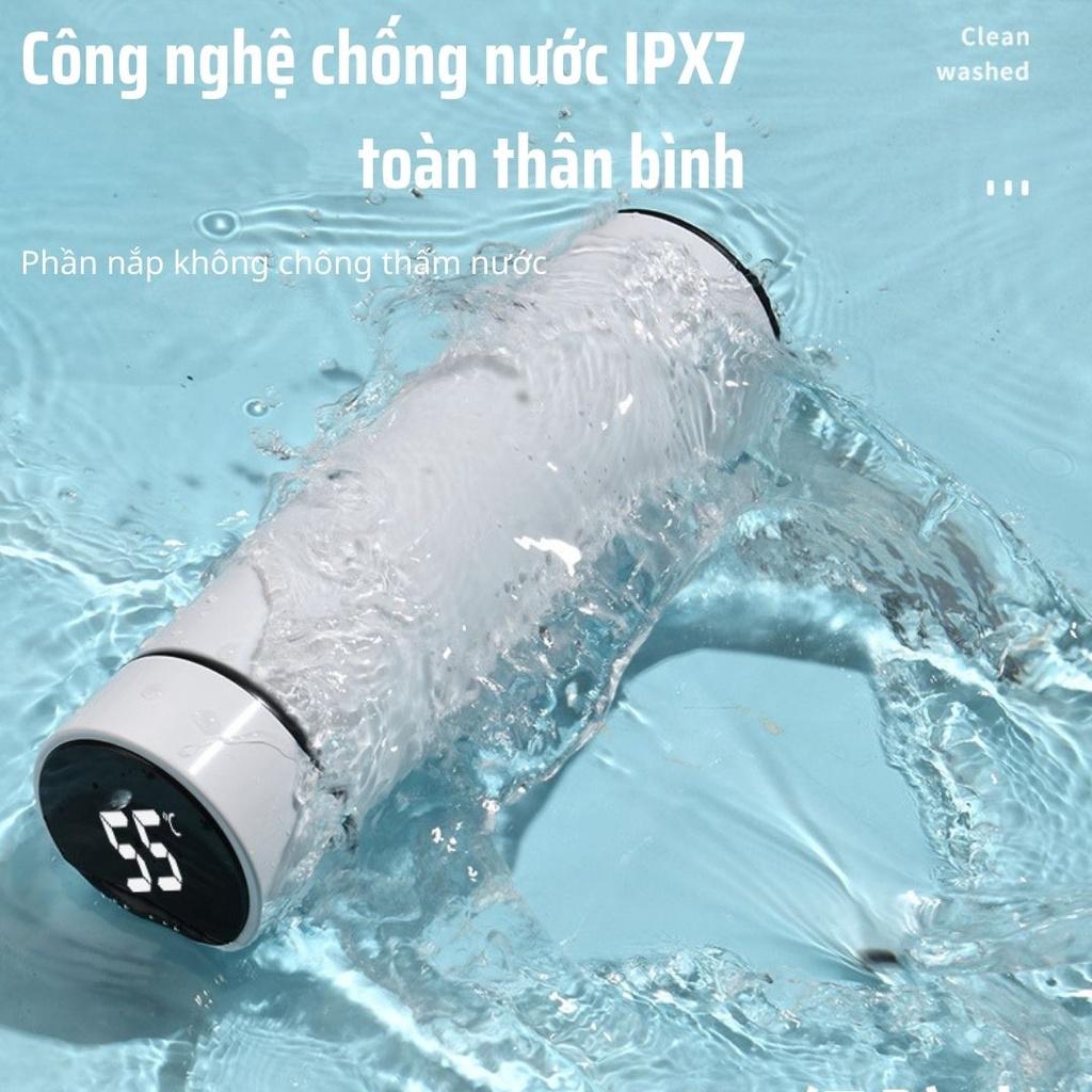 Bình giữ nhiệt cảm ứng nhiệt độ, bình giữ nhiệt 5 lớp an toàn cho sức khỏe