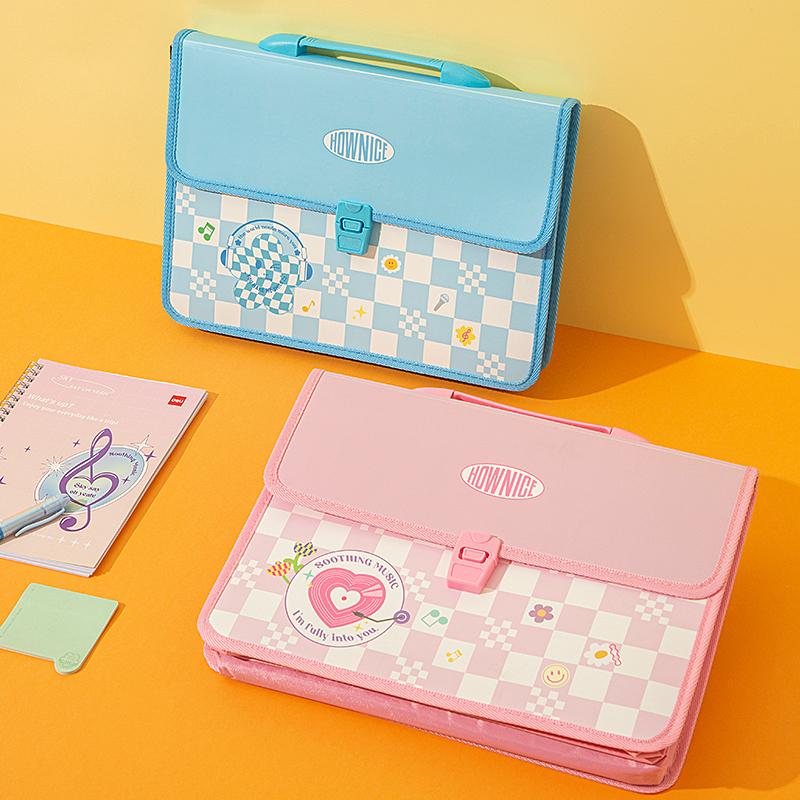 Cặp Học Sinh A4 - Phiên Bản Sơn Tùng M-TP Giới Hạn - Deli CF556 - Màu Hồng