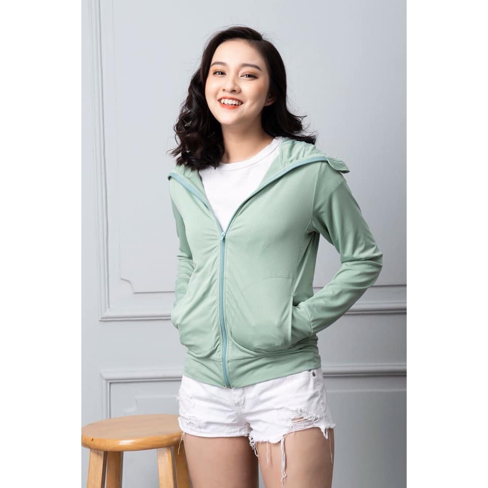 Áo chống nắng thông hơi túi cuộn cho bạn nữ THỜI TRANG