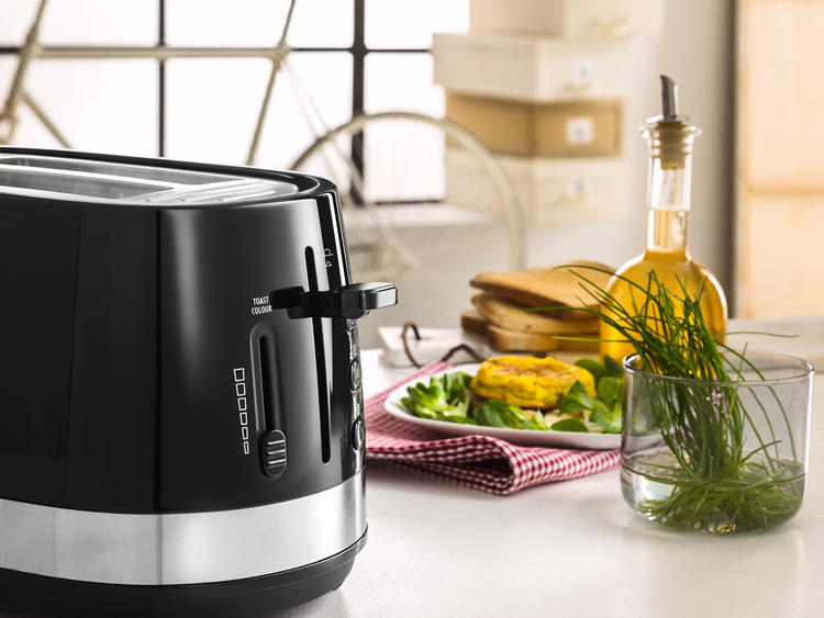 Máy Nướng Bánh Mì Delonghi CTLA2103.BK - Đen - Hàng chính hãng