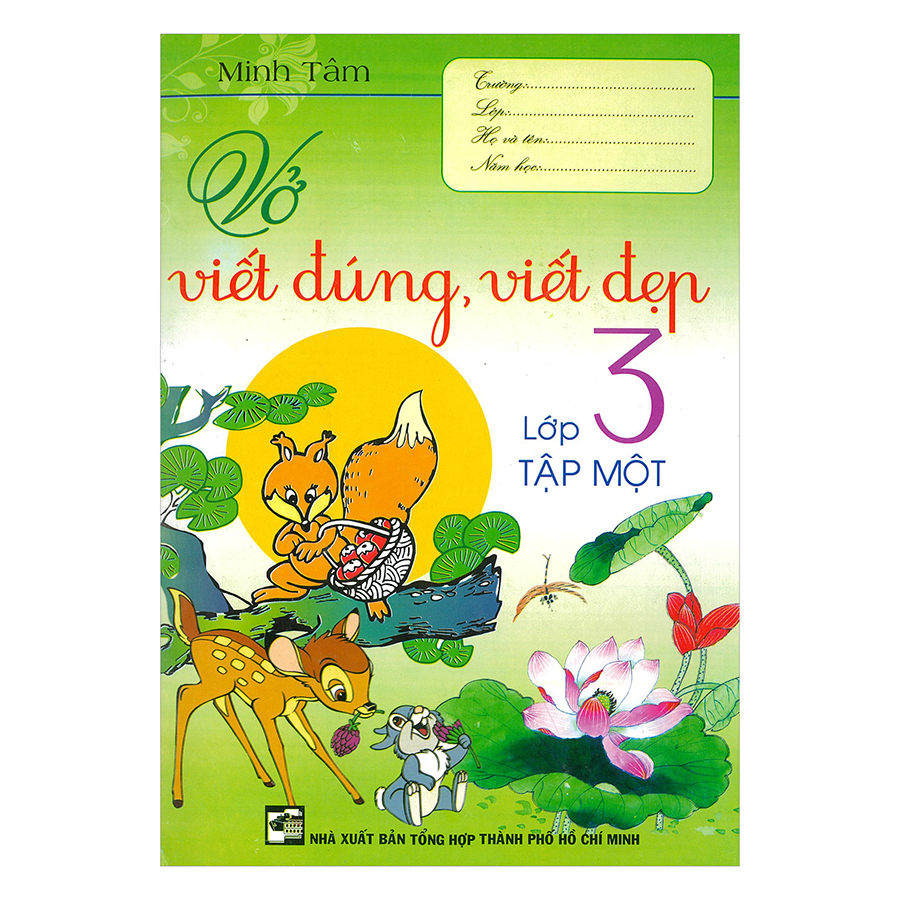 Vở Viết Đúng, Viết Đẹp Lớp 3 - Tập 1