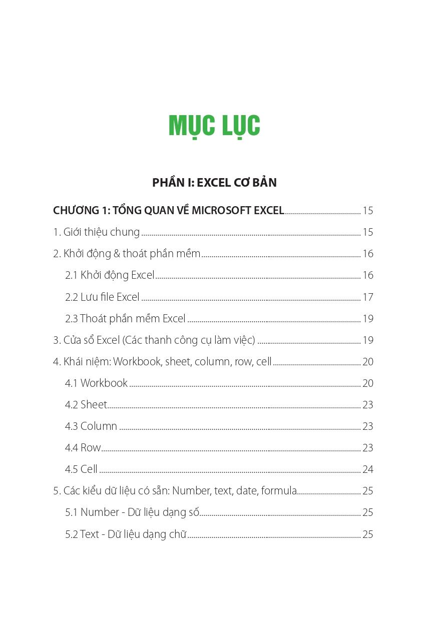 Sách - Hướng Dẫn Thực Hành Excel Từ Cơ Bản Đến Nâng Cao