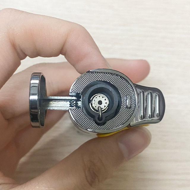 Vỏ Hột Quẹt Bật Lửa khò 1 tia  COB-159 kèm đục, hiển thị mức nhiên liệu đẹp độc lạ - dùng gas cao cấp