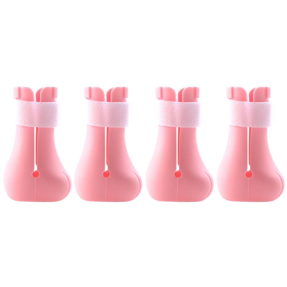 4 Cái ủng bảo vệ chân chống xướt, chống trượt cho thú cưng, chất liệu silicone mềm mại, mang lại trải nghiệm thoải mái