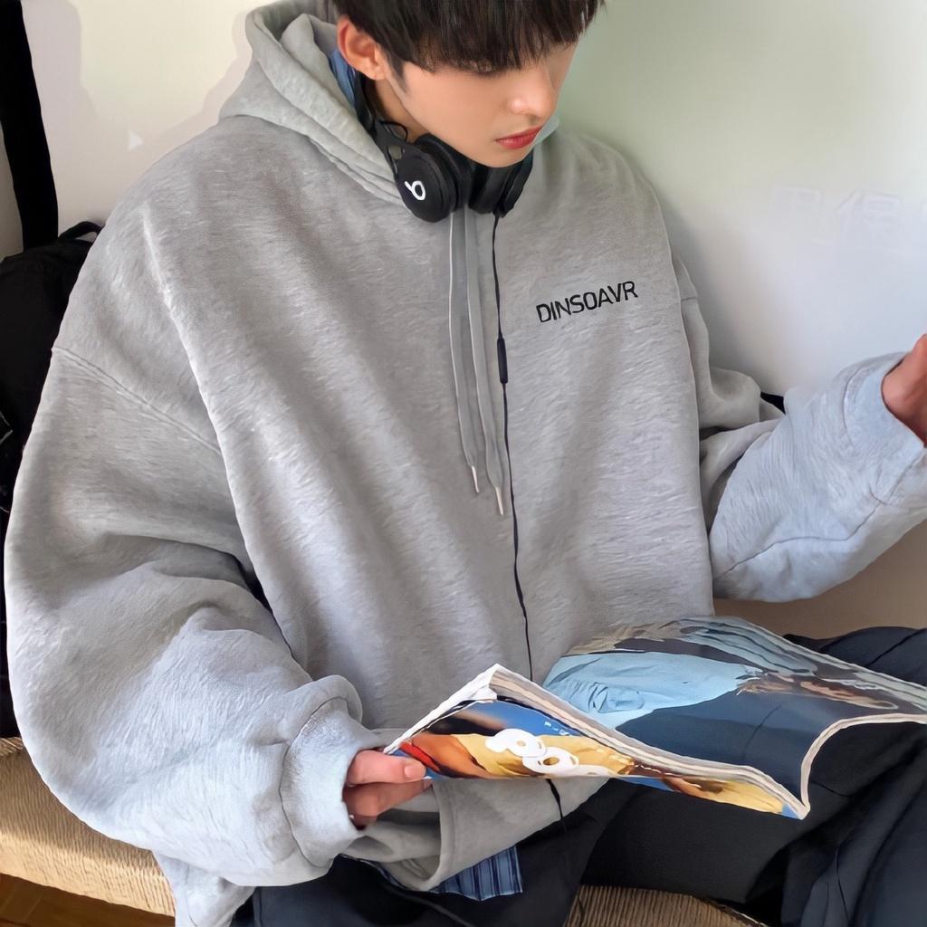 Áo Hoodie Nỉ Nam Nữ Unisex DINSOAVR Mũ Trùm