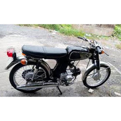 Yên xe độ gắn xe máy 67 màu đen