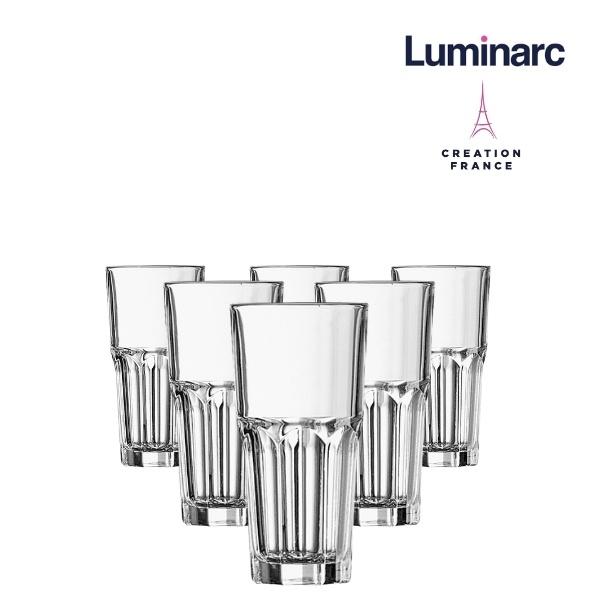 Ly Cao Uống Nước Thủy Tinh Luminarc Granity 310ML & 360ML - bộ 6 ly - G3654 & G3655