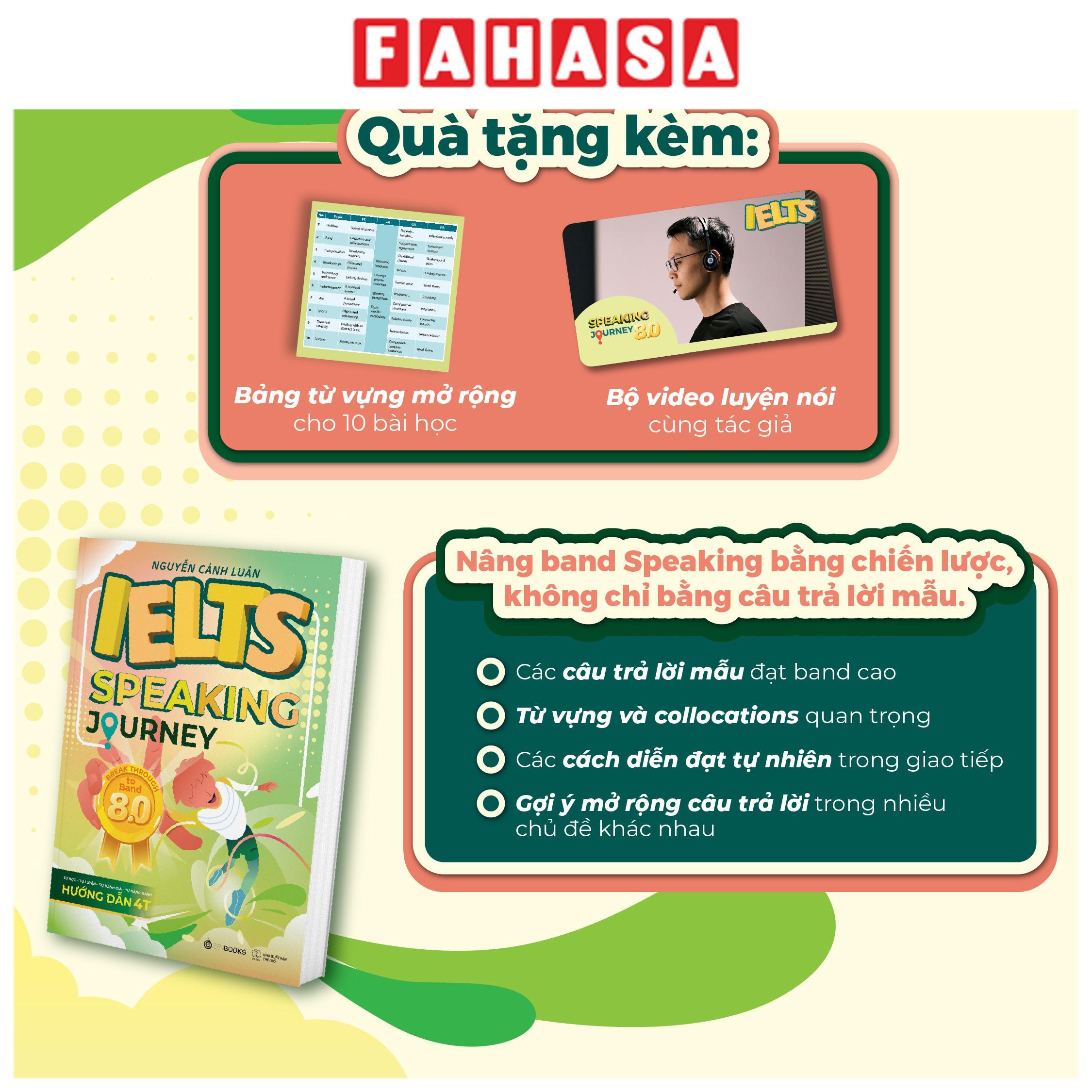 Sách - IELTS Speaking Journey - Break Through To Band 8.0