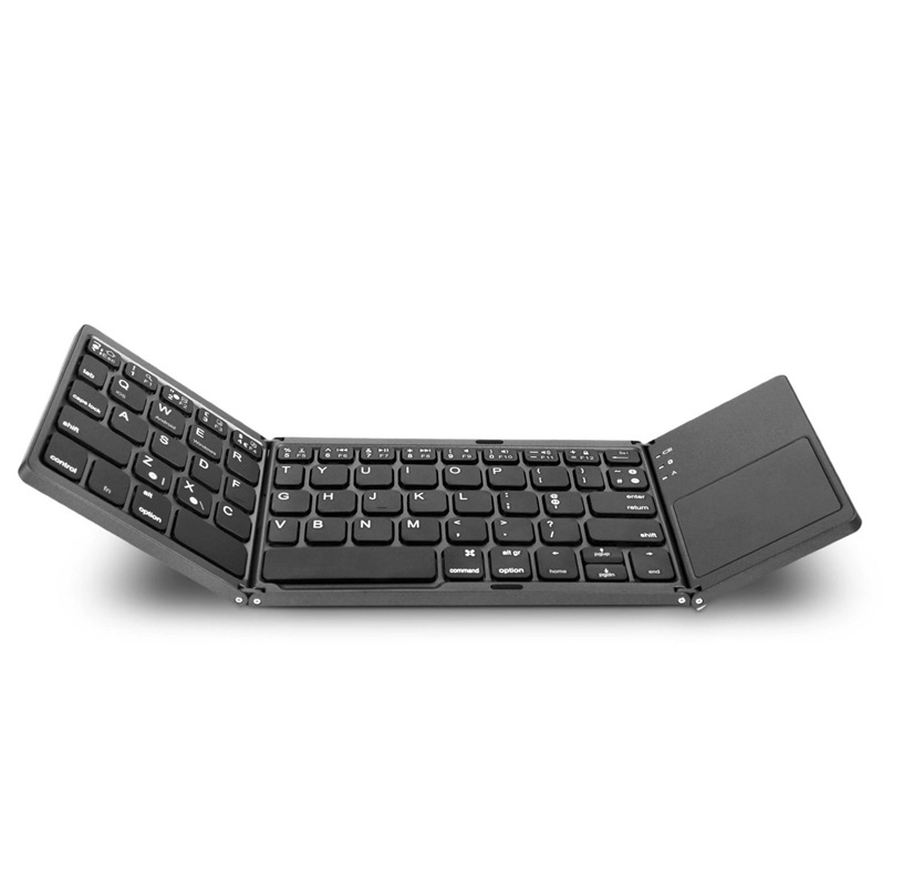 ROGTZ Bàn Phím Không Dây Mini Gấp Gọn Bluetooth Tích Hợp Touchpad B033 - Hàng Nhập Khẩu