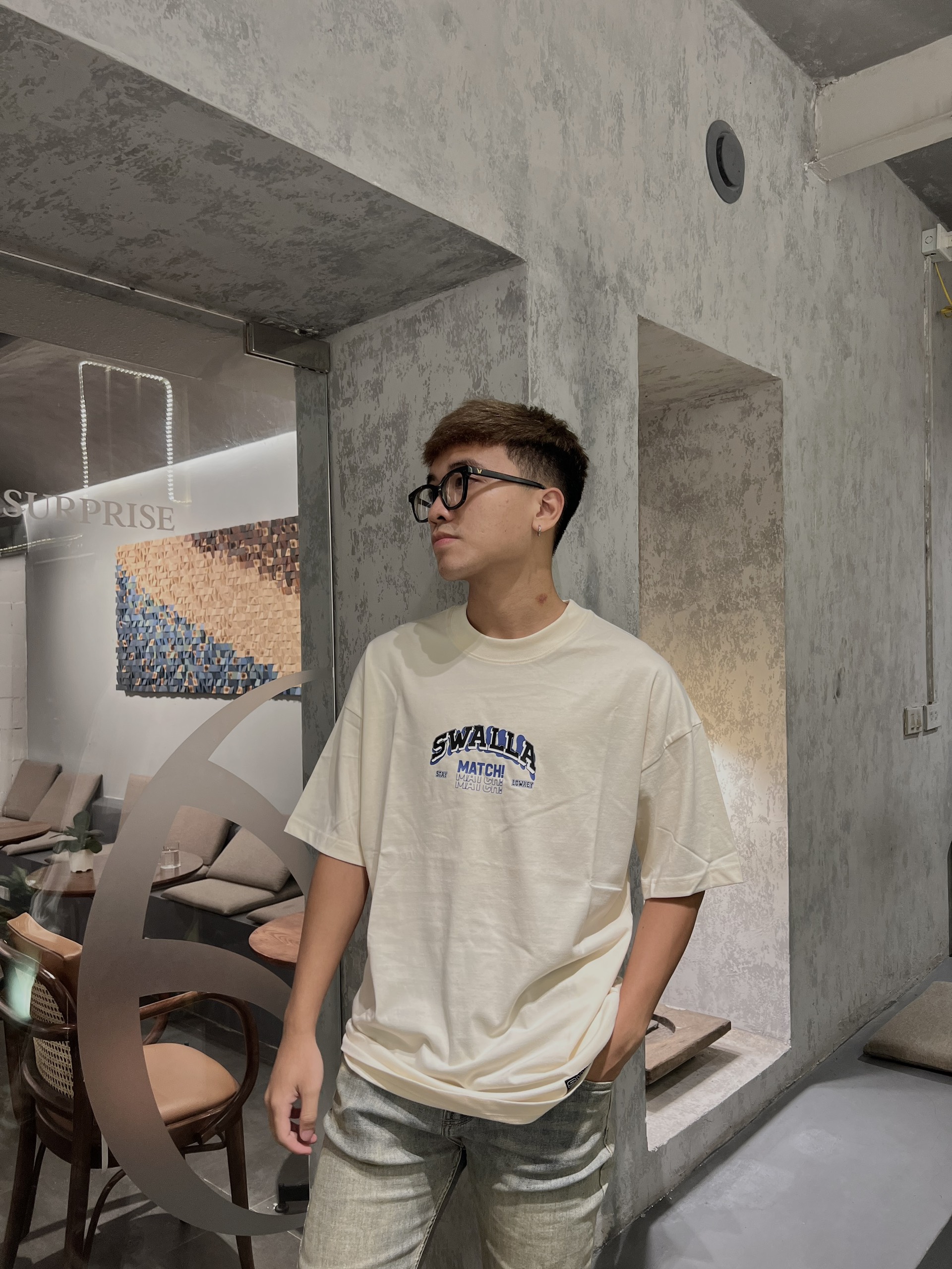 Áo thun unisex SWALLA MATCH 100% PREMIUM COTTON - LOCAL BRAND chính hãng