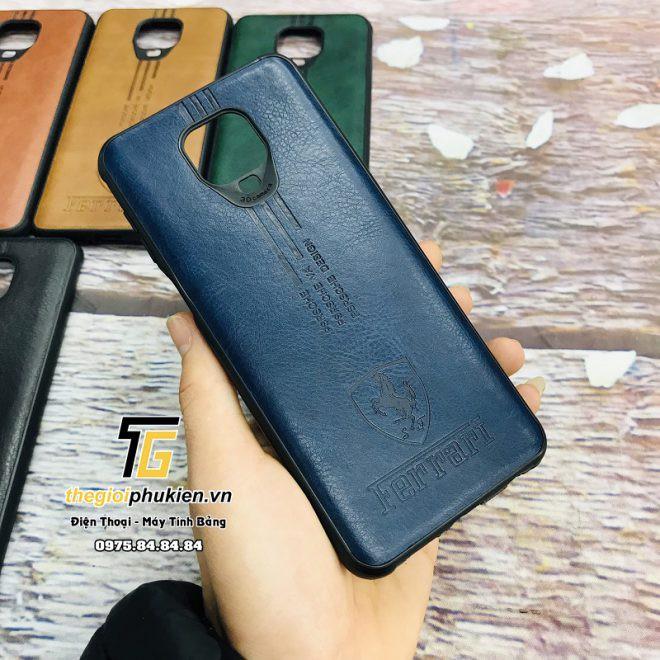Ốp lưng Xiaomi Redmi Note 9 Pro Max, Note 9s silicon lưng da viền TPU dẻo