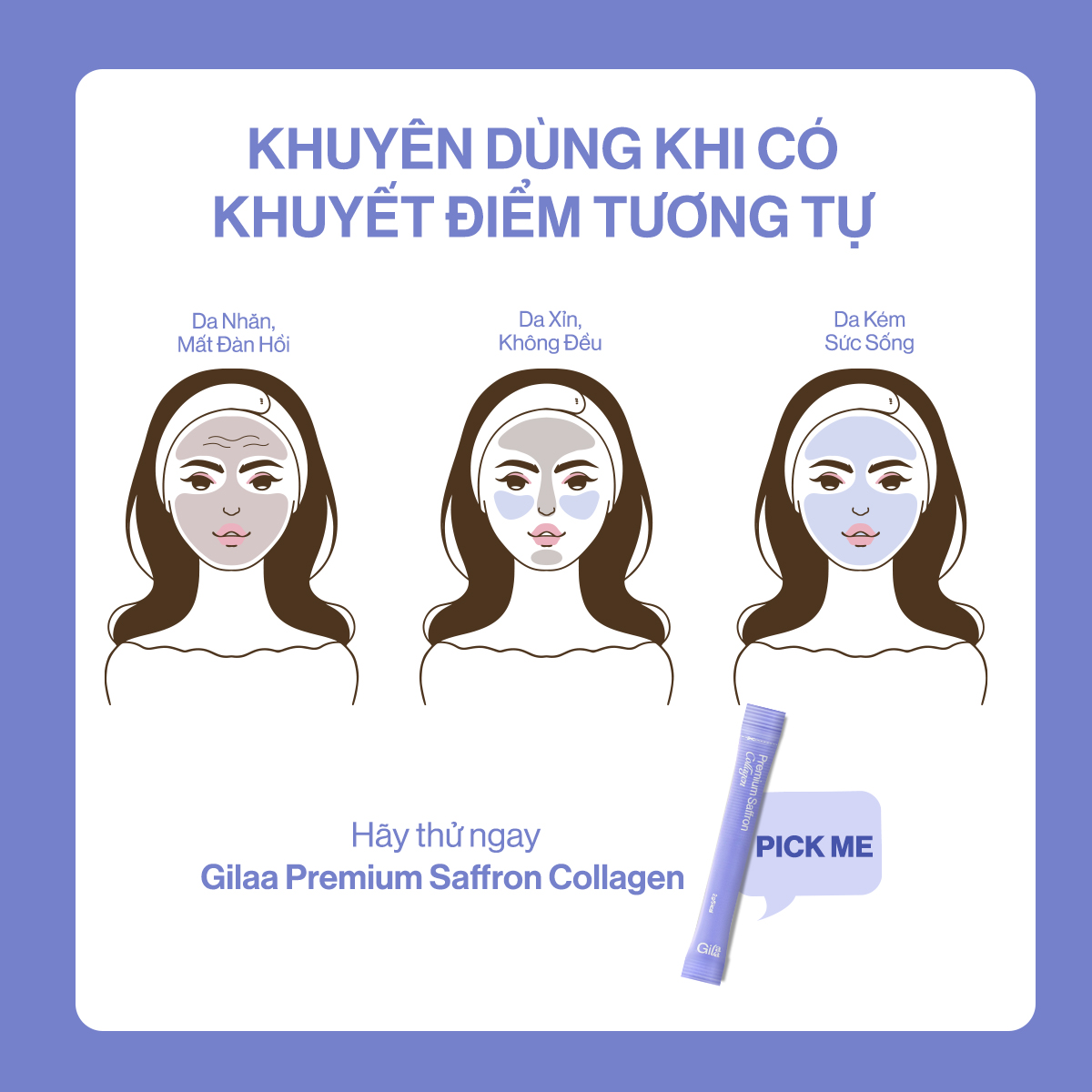 Bột Uống Collagen Cao Cấp Kết Hợp Saffron -