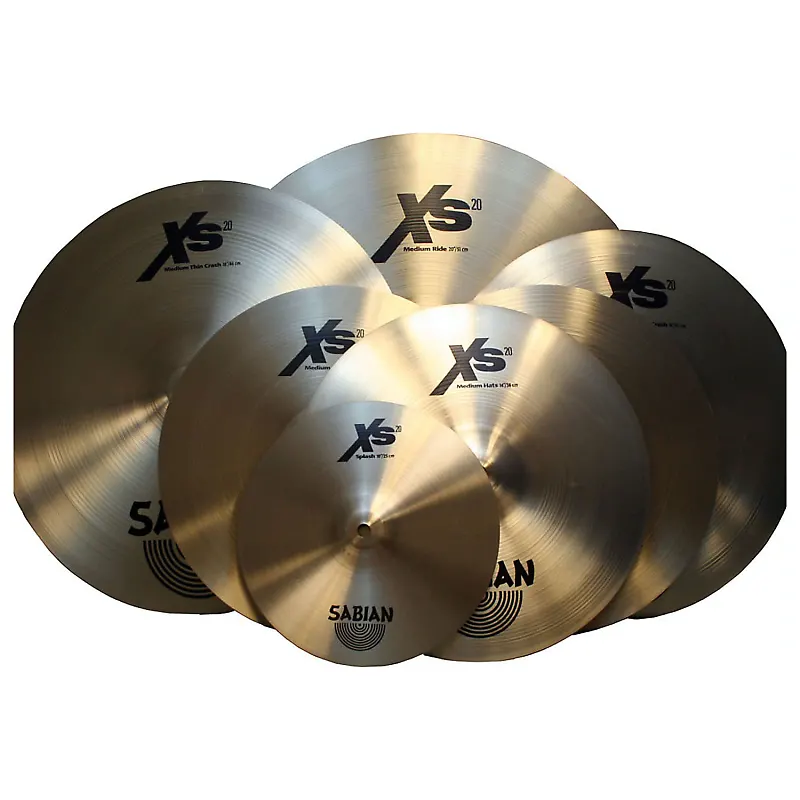 Bộ lá trống (Cymbal) XS5007S – SABIAN X20SSet (10,14,14Hihat,16,18,20) - Hàng Chính Hãng