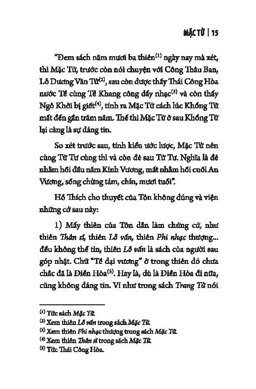 Sách - Mặc Tử
