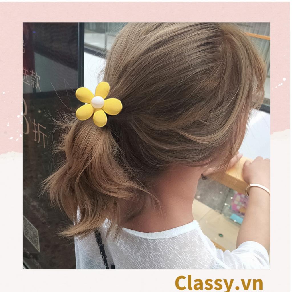 Dây cột tóc Classy phong cách hoa mùa hè PK1618
