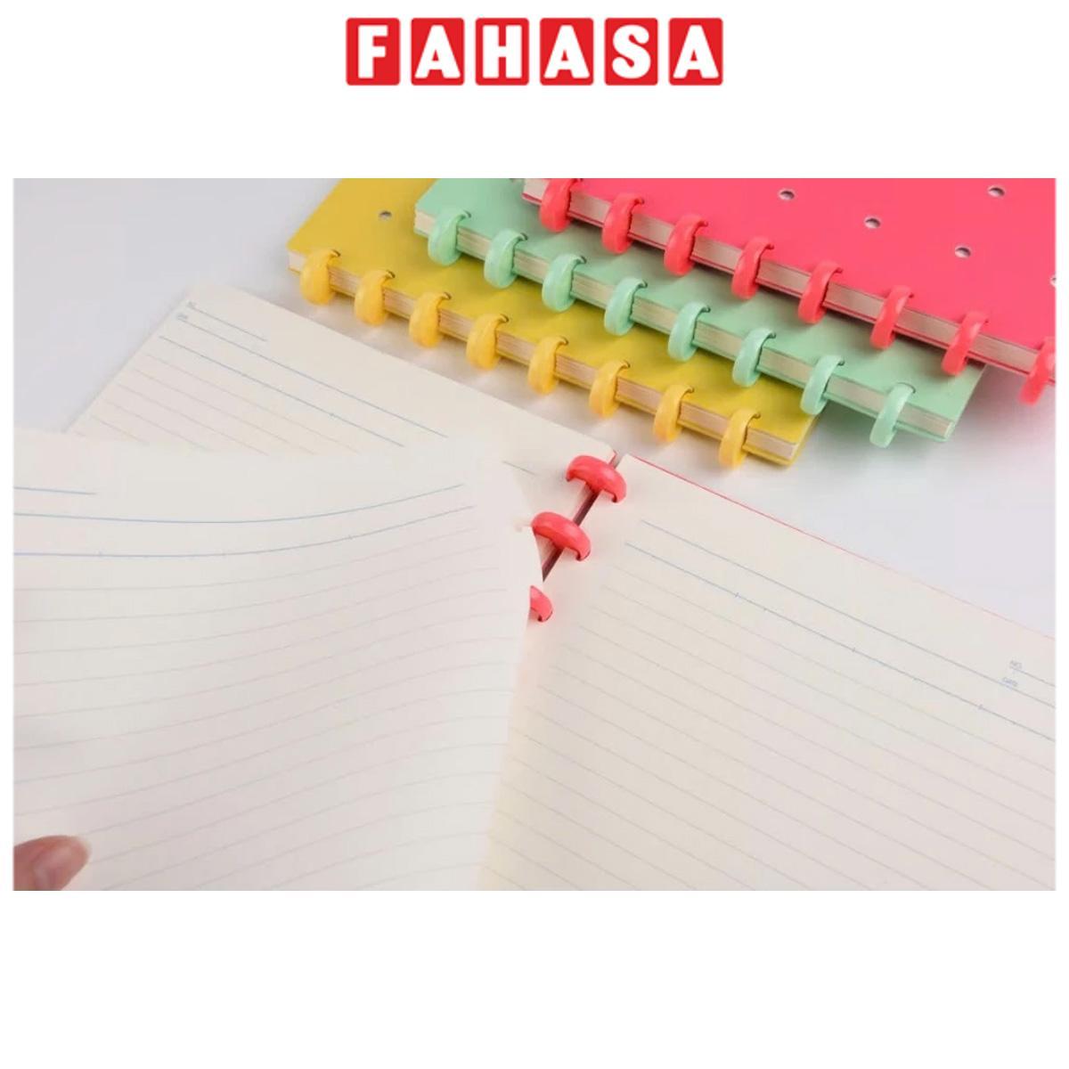 Sổ Tay Trang Trí B6 - 160 Trang Kèm Charm - Giấy Tách Rời - Sworld ST6194-BU - Blue