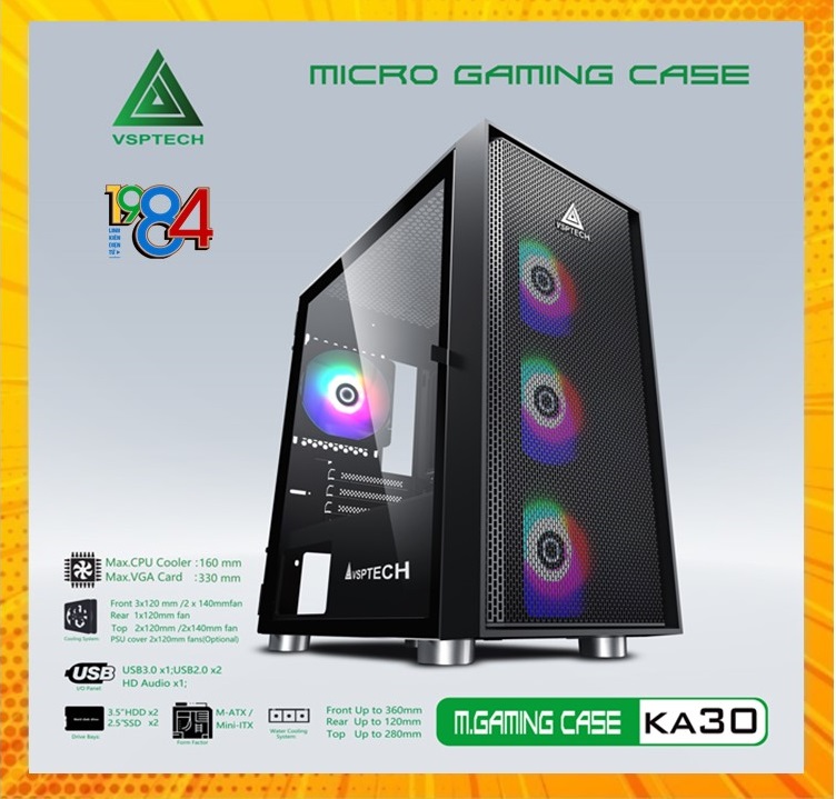 Thùng CASE VSPTECH GAMING KA30 - Hàng chính hãng