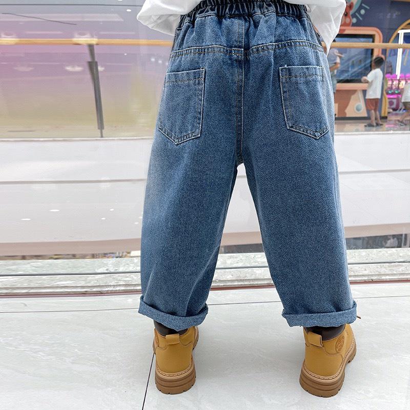 Quần jean baggy denim cho bé Q908